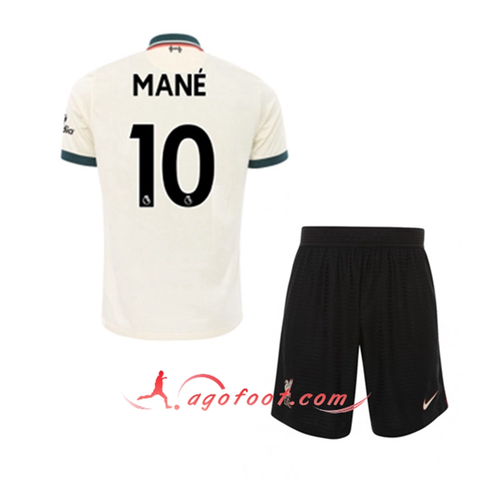 Maillot de Foot FC Liverpool (Sadio Mane 10) Enfant Exterieur 2021/2022