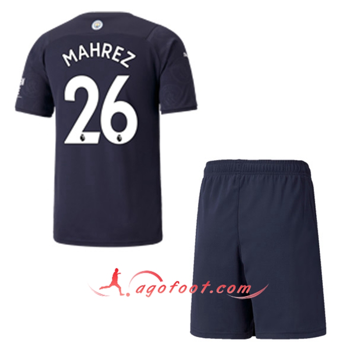 Maillot de Foot Manchester City (MAHREZ 26) Enfant Third 2021/2022