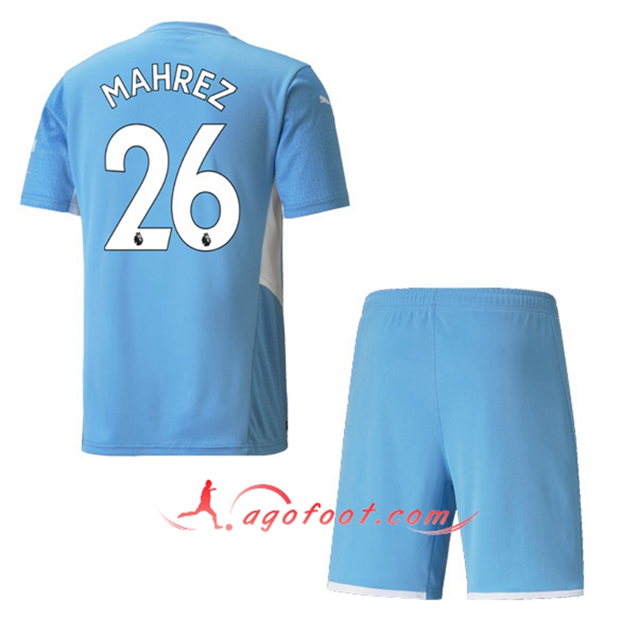 Maillot de Foot Manchester City (MAHREZ 26) Enfant Domicile 2021/2022