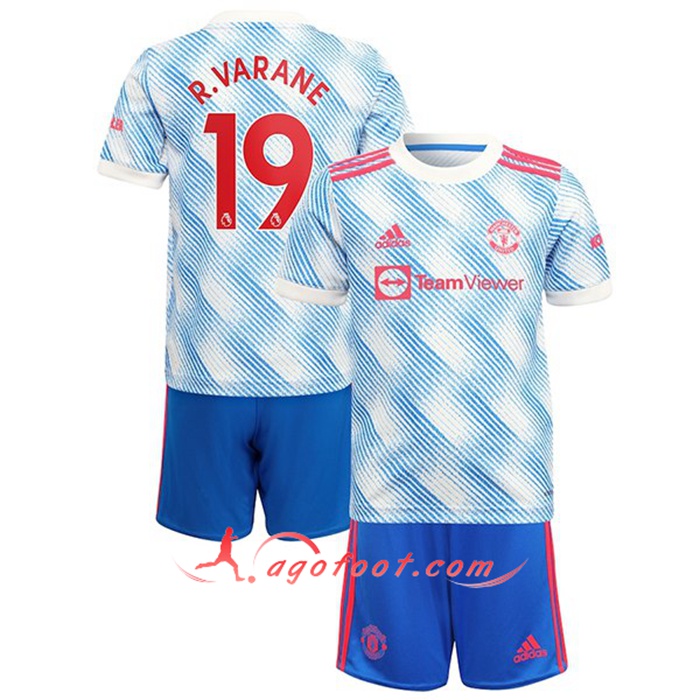 Maillot de Foot Manchester United (R.Varane 19) Enfant Exterieur 2021/2022