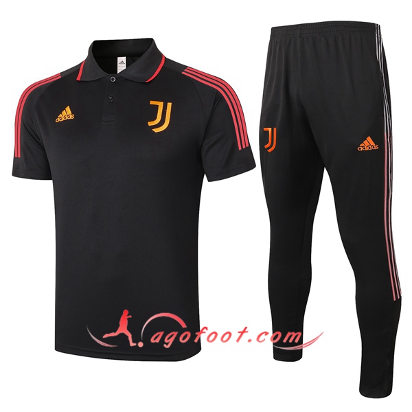 Ensemble Polo Juventus + Pantalon Noir 20/21