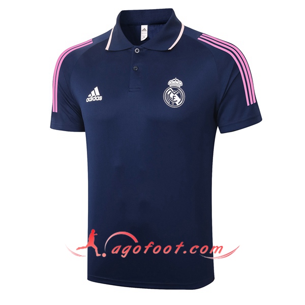 Polo Foot Real Madrid Bleu Royal 20/21