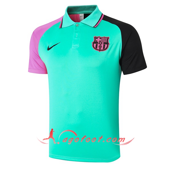 Polo Foot FC Barcelone Vert 20/21