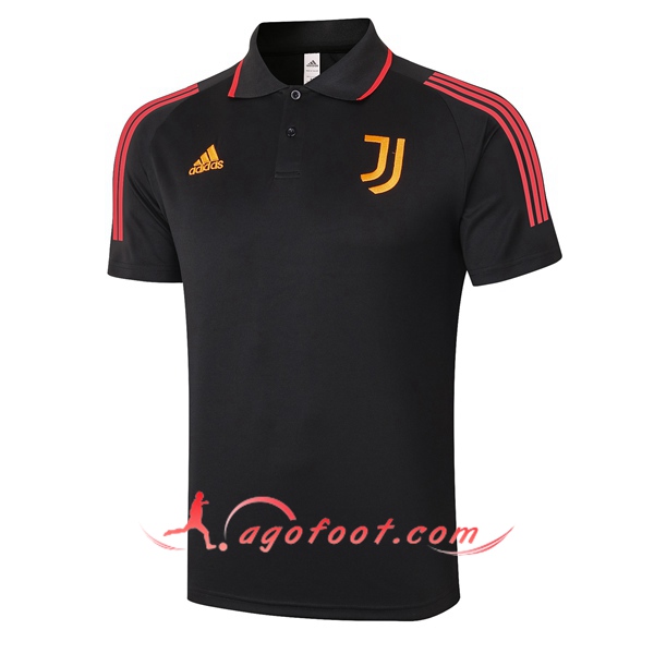 Polo Foot Juventus Noir 20/21
