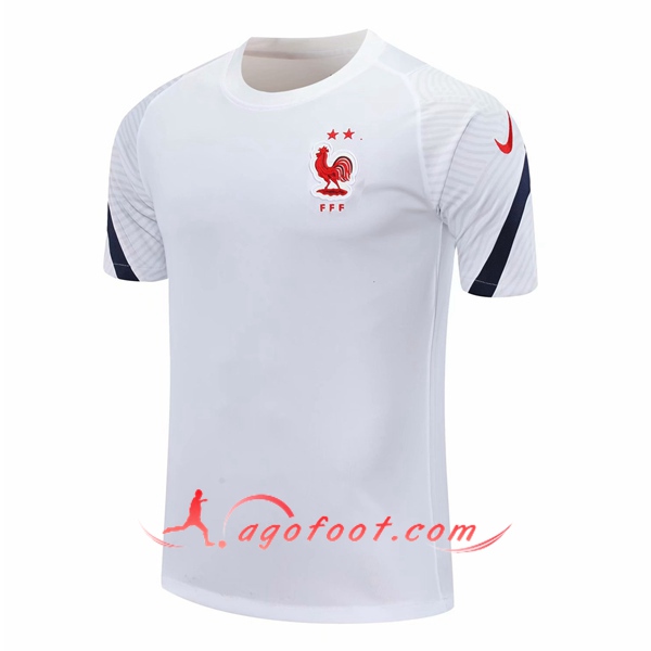 Training T-Shirts France Blanc 20/21