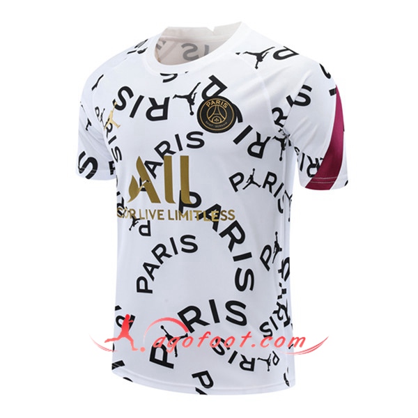Training T-Shirts PSG Blanc 20/21