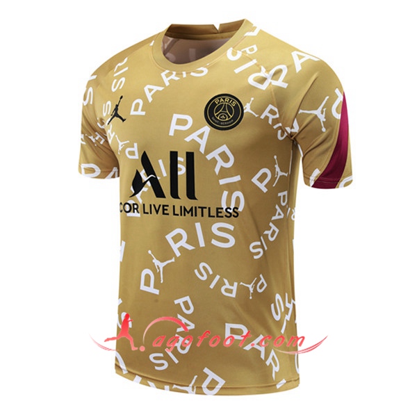 Training T-Shirts PSG Jaune 20/21
