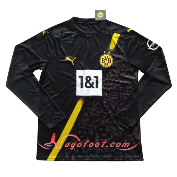 Maillot de Foot Dortmund BVB Exterieur Manche longue 20/21