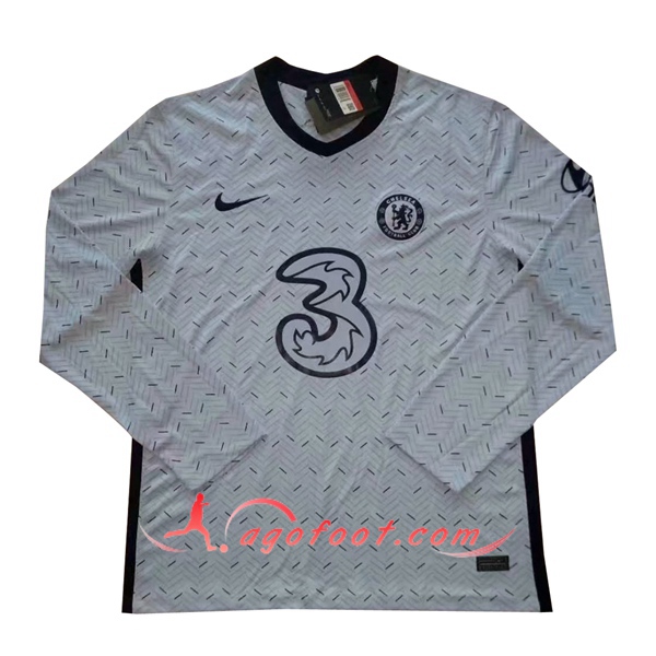 Maillot de Foot FC Chelsea Exterieur Manche longue 20/21