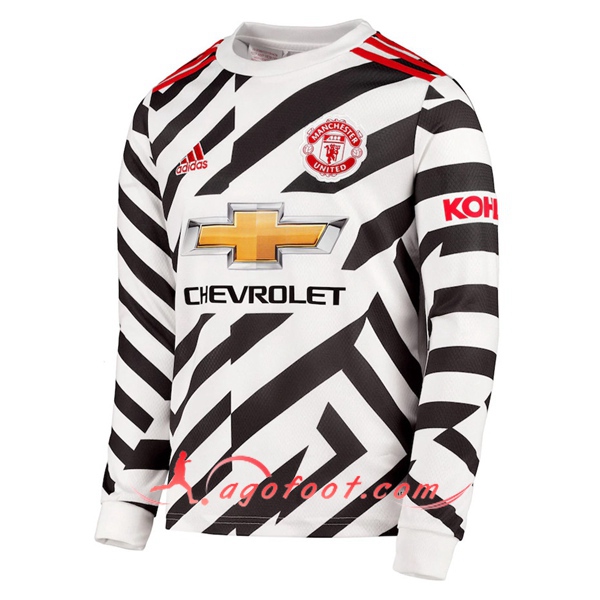 Maillot de Foot Manchester United Third Manche longue 20/21