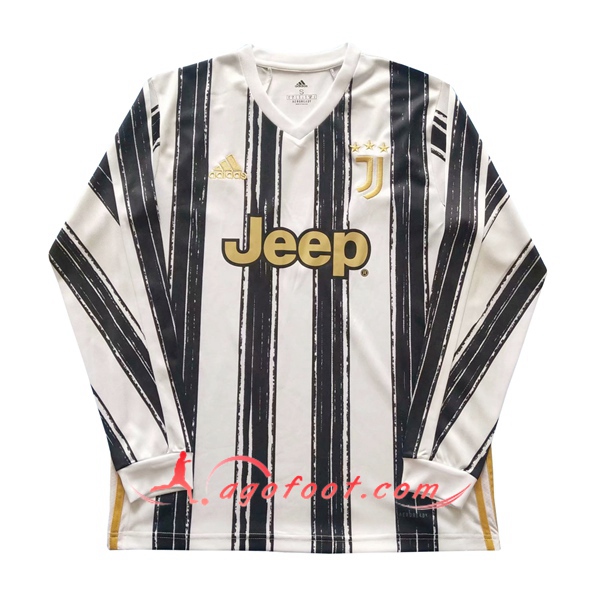 Maillot de Foot Juventus Domicile Manche longue 20/21