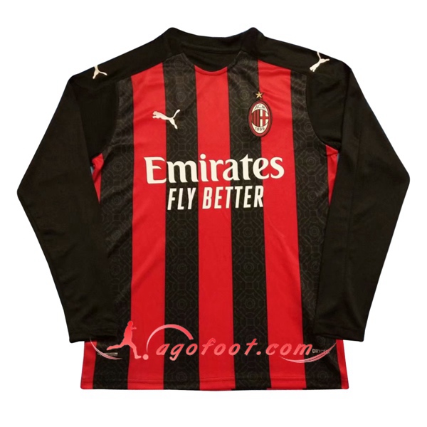 Maillot de Foot Milan AC Domicile Manche longue 20/21