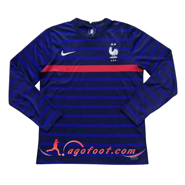 Maillot de Foot France Domicile Manche longue 20/21