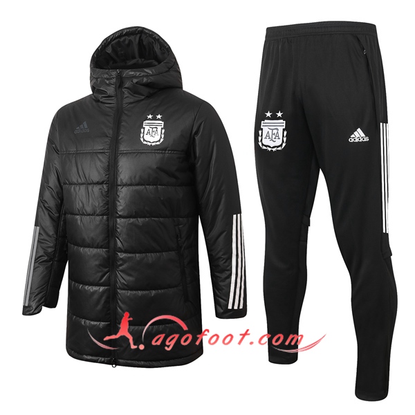 Doudoune Du Foot Argentine Noir + Pantalon 20/21