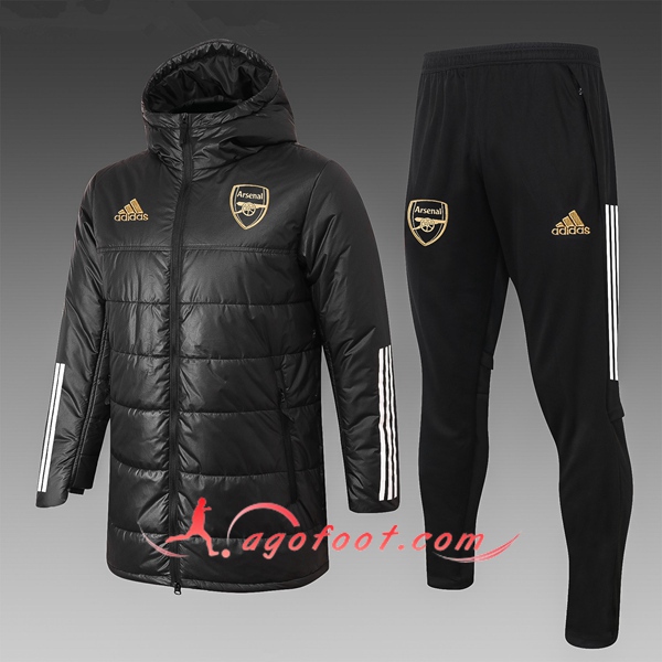 Doudoune Du Foot Arsenal Noir + Pantalon 20/21