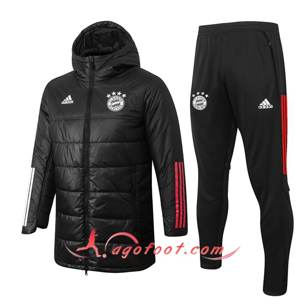 Doudoune Du Foot Bayern Munich Noir + Pantalon 20/21