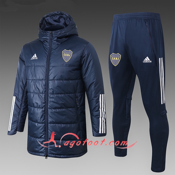 Doudoune Du Foot Boca Juniors Bleu + Pantalon 20/21