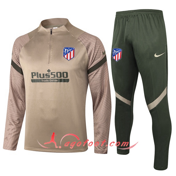 Ensemble Survetement de Foot Atletico Madrid Gris 20/21