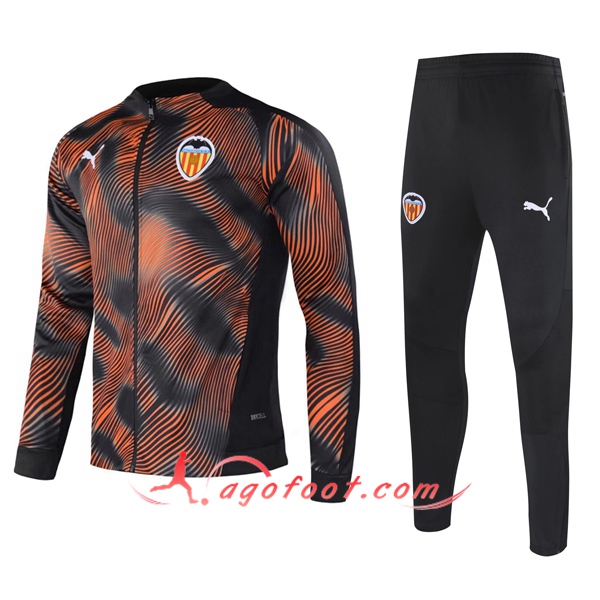 Ensemble Survetement de Foot - Veste Valencia CF Jaune 20/21