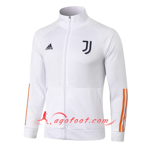 Nouveau Veste Foot Juventus Blanc 20/21