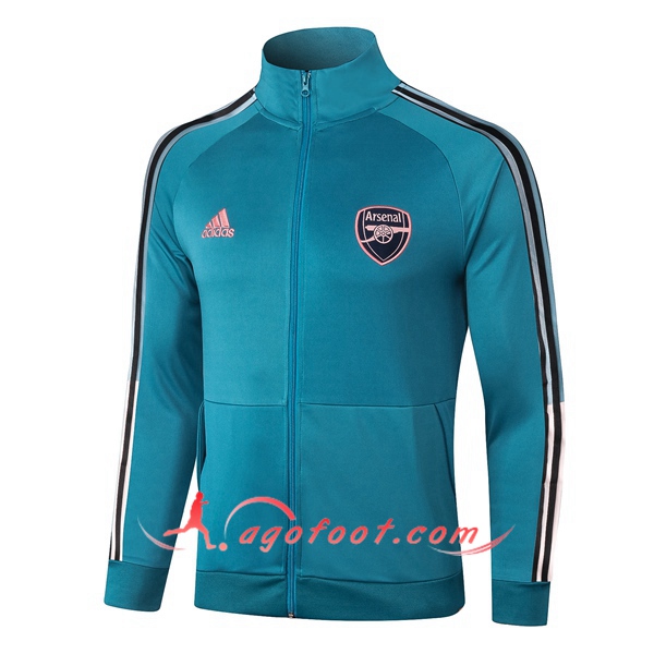 Nouveau Veste Foot Arsenal Bleu 20/21