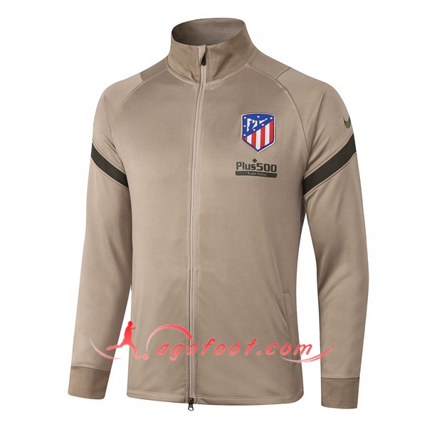 Nouveau Veste Foot Atletico Madrid Gris 20/21