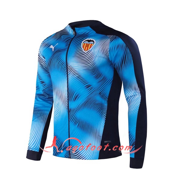 Nouveau Veste Foot Valencia CF Bleu 20/21