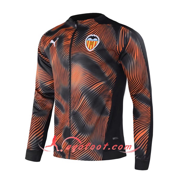 Nouveau Veste Foot Valencia CF Jaune 20/21