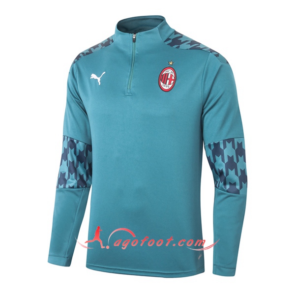 Nouveau Training Sweatshirt Milan AC Vert 20/21