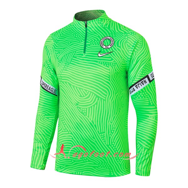 Nouveau Training Sweatshirt Nigeria Vert 20/21
