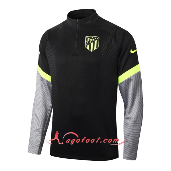 Nouveau Training Sweatshirt Atletico Madrid Noir 20/21