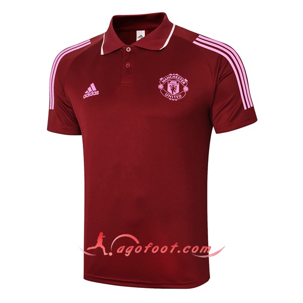 Polo Foot Manchester United Rouge 20/21