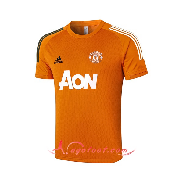 Training T-Shirts Manchester United Jaune 20/21