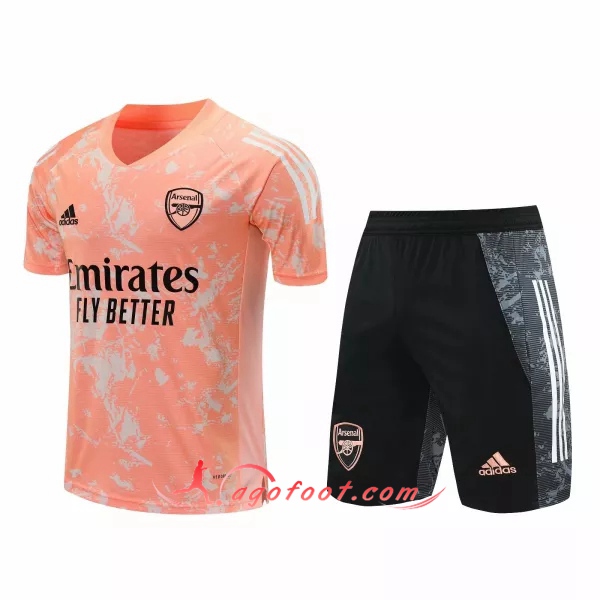 Training T-Shirts Arsenal + Shorts Rouge 20/21