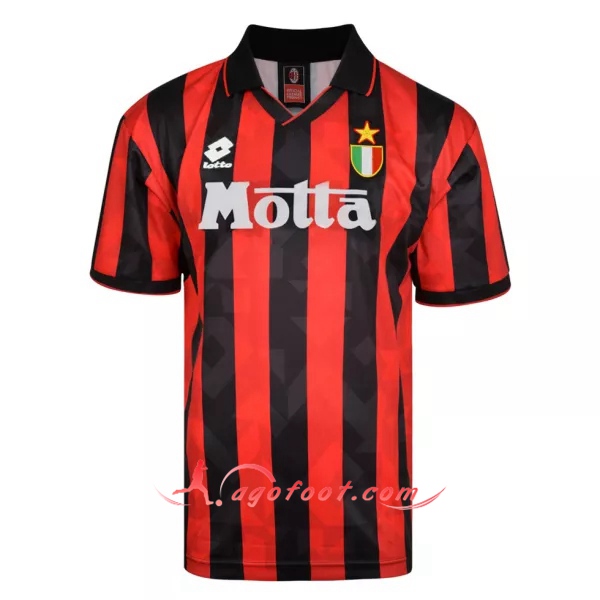 Maillot Retro Milan AC Domicile 1993/1994