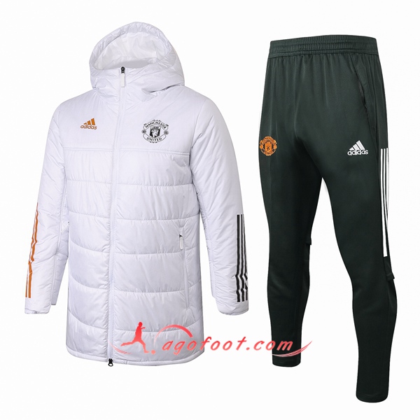 Doudoune Du Foot Manchester United Blanc 20/21
