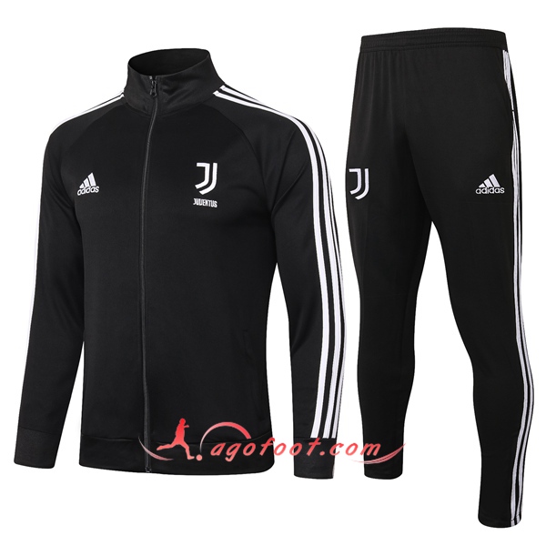 Ensemble Survetement de Foot - Veste Juventus Noir 20/21