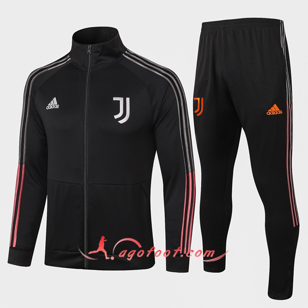 Ensemble Survetement de Foot - Veste Juventus Noir 20/21