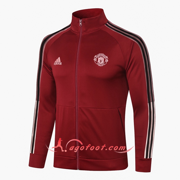 Nouveau Veste Foot Manchester United Rouge 20/21
