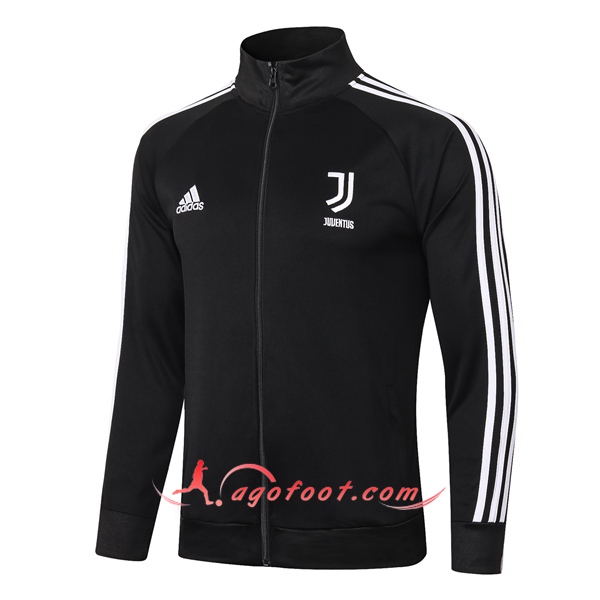 Nouveau Veste Foot Juventus Noir 20/21