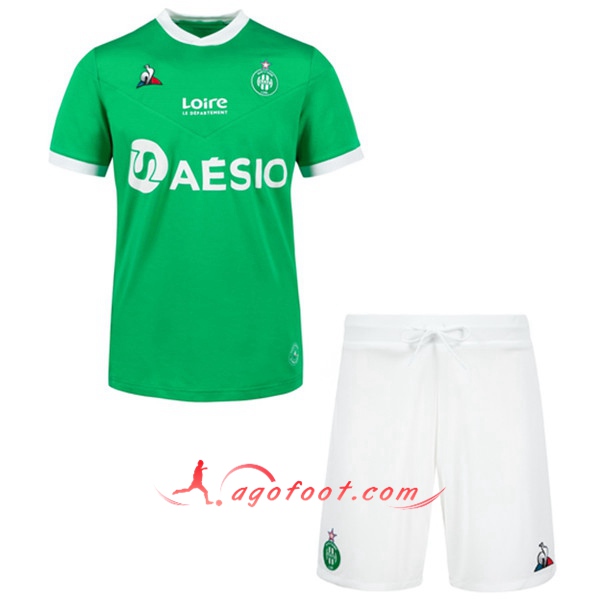 Maillot Foot AS St Etienne Enfant Domicile Floqué 20/21