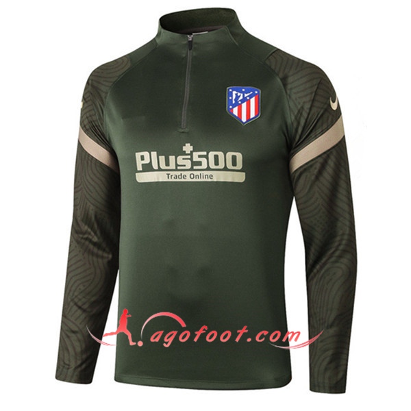 Nouveau Training Sweatshirt Atletico Madrid Vert 20/21