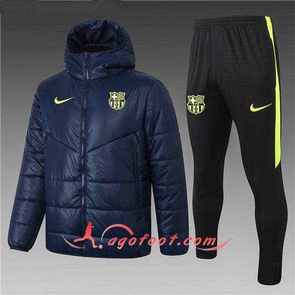 Doudoune Du Foot FC Barcelone Bleu Marin + Pantalon 20/21