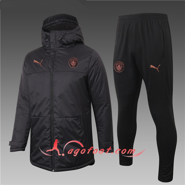 Doudoune Du Foot Manchester City Noir + Pantalon 20/21