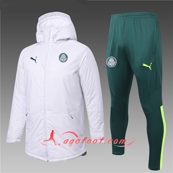 Doudoune Du Foot Palmeiras Blanc + Pantalon 20/21