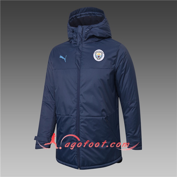 Doudoune Du Foot Manchester City Bleu Marin 20/21