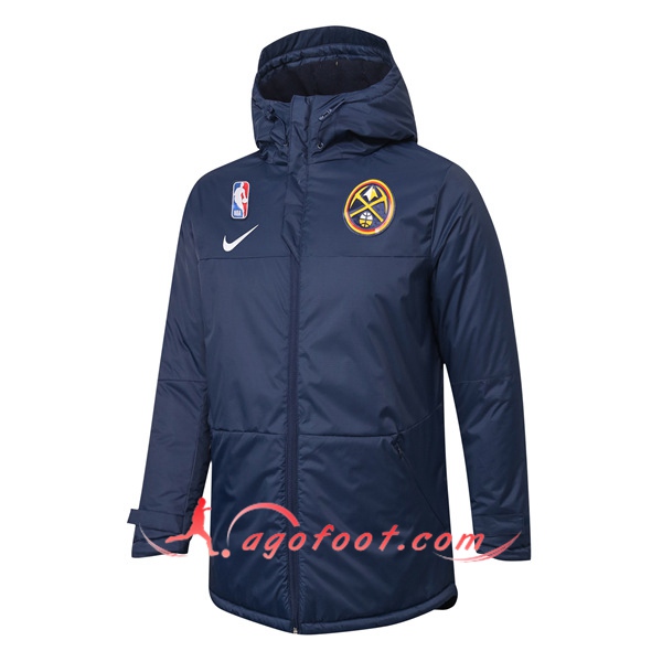 Nouveau Doudoune NBA Denver Nuggets Bleu Marin 20/21