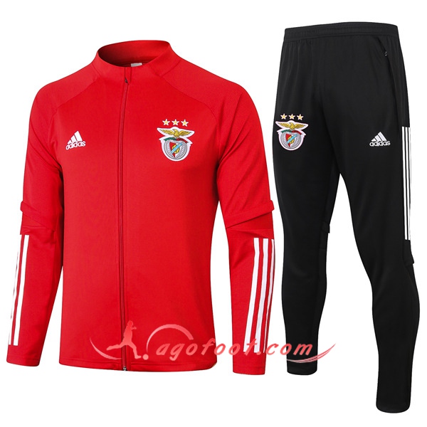 Ensemble Survetement de Foot - Veste S.L.Benfica Rouge 20/21