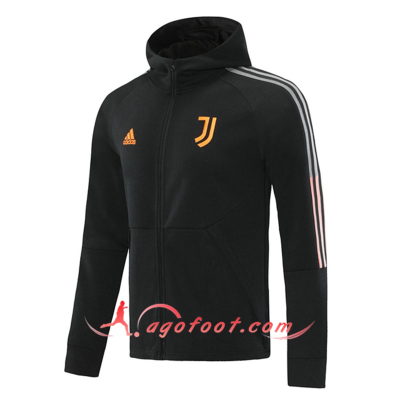 Nouveau Veste Foot Juventus Noir 20/21