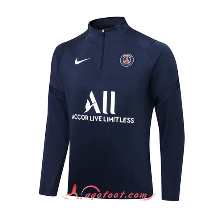Sweatshirt Training Jordan PSG Bleu Marin 2021/2022